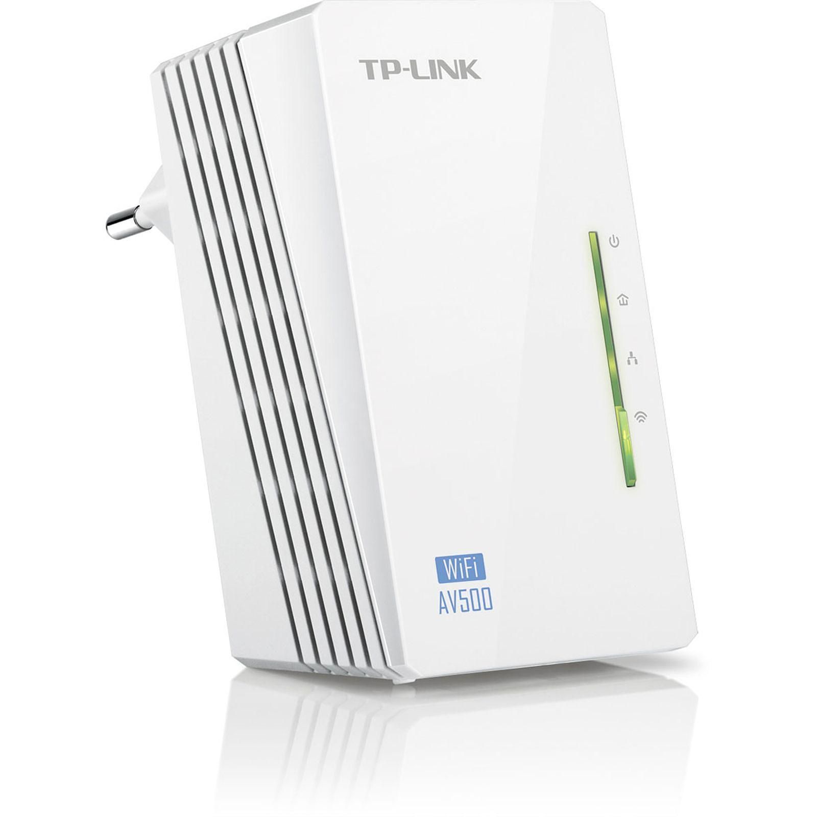 TP-Link TL-WPA4220 WiFi Extender CPL 500Mbps/WiFi 300Mbps - Adaptateur CPL - 0