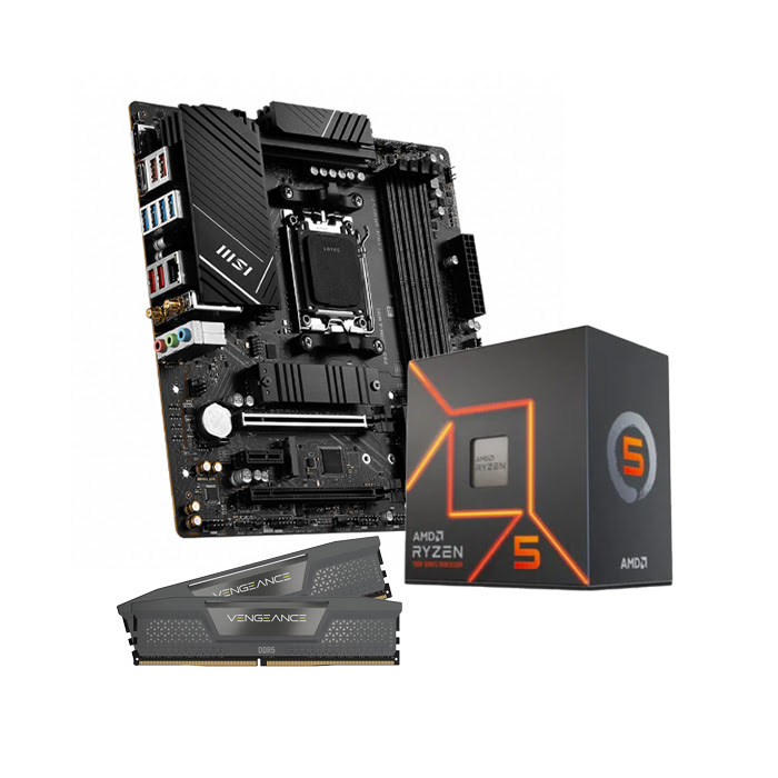 B650M-A WIFI + R5 7600 + Vengeance 2x16Go - grosbill-pro.com - 0