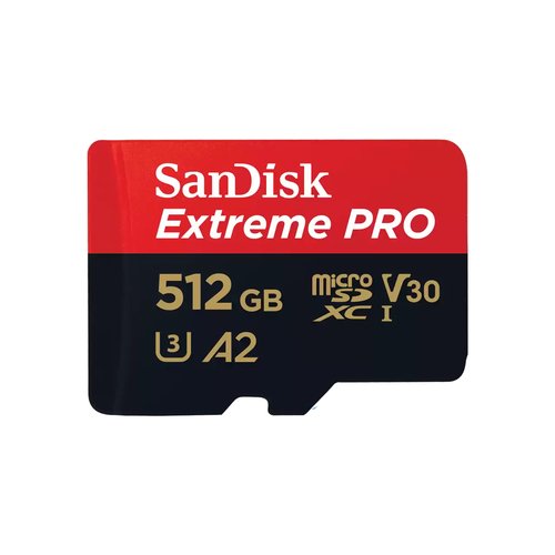 Grosbill Carte mémoire Sandisk EXTREME PRO MICROSDXC 512GB+SD