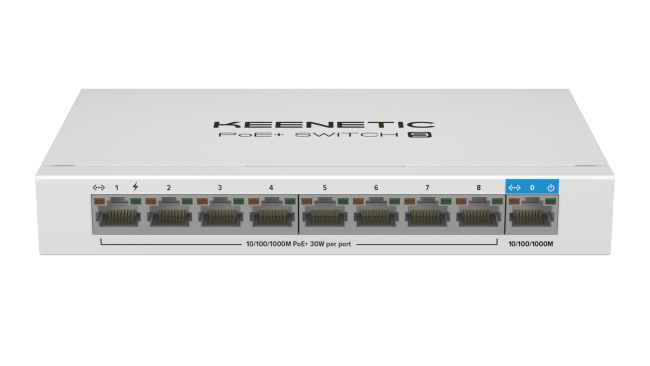 Switch KEENETIC 9 Ports 10/100/1000 - 8 ports PoE + - KN-4710-01-E - 1