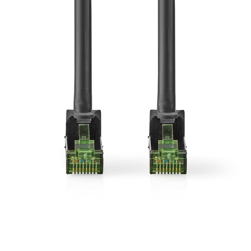 Câble RJ45 CAT7 S/FTP - male/male - 1m  - Noir - 1