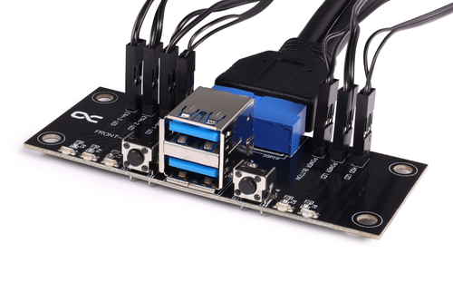 Alphacool Front I/O-Panel avec USB 3.0 pour Rack 1U (25057) - Achat / Vente Réseau divers sur grosbill-pro.com - 2