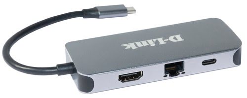 6-in-1 USB-C Hub with HDMI/Gigabit - Achat / Vente sur grosbill-pro.com - 1