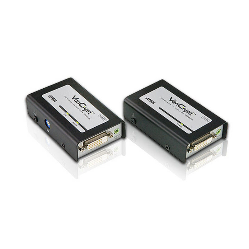 Extender DVI + Audio via RJ45 - 60m - Extender Aten - grosbill-pro.com - 0