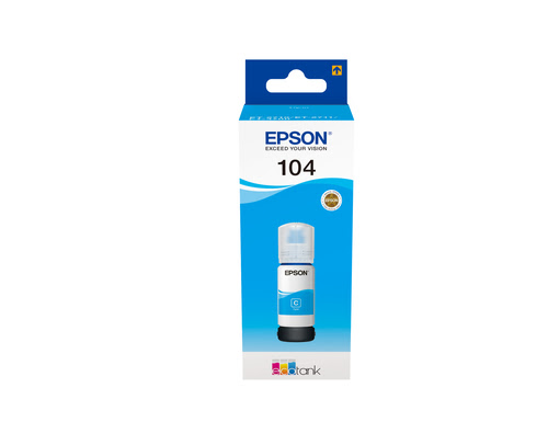 Grosbill Consommable imprimante Epson Bouteille 104 EcoTank Cyan