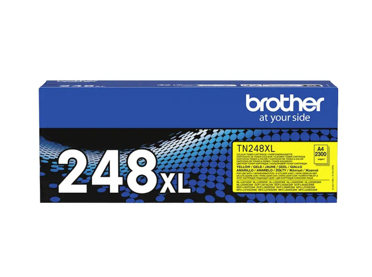 Toner Jaune TN-248XLY pour imprimante Laser Brother - 1