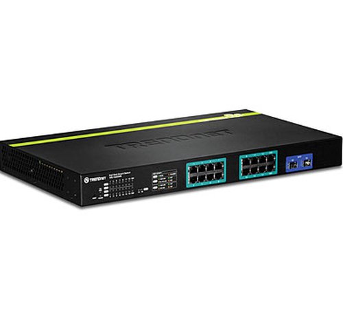 Grosbill Switch TrendNet TPE-1620WS - 16 (ports)/10/100/1000/Avec POE/Manageable
