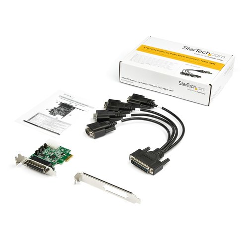 4 PORT PCIE RS232 SERIAL CARD - Achat / Vente sur grosbill-pro.com - 6