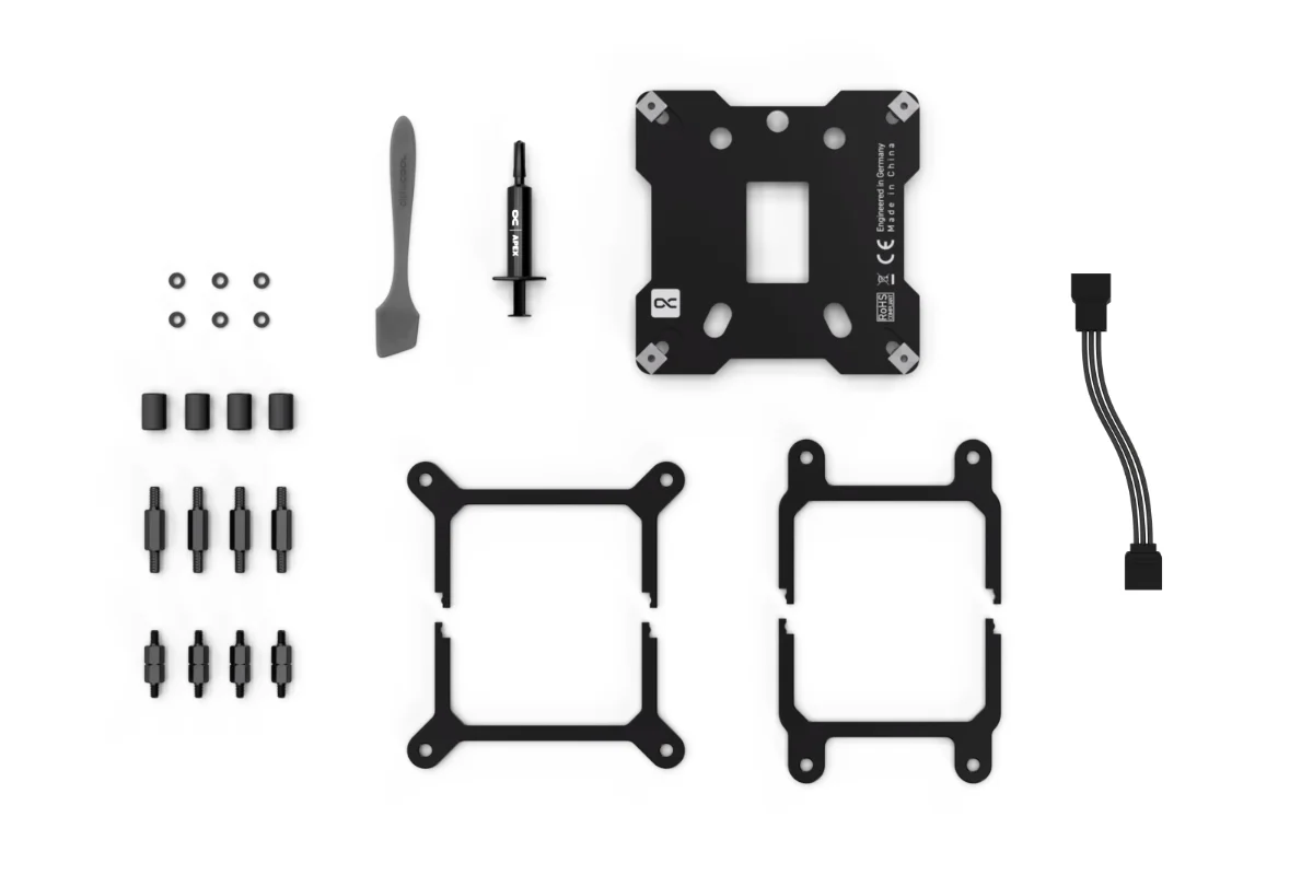 Alphacool Waterblock CPU Core 1 LT Aurora Acrylic - Watercooling - 2