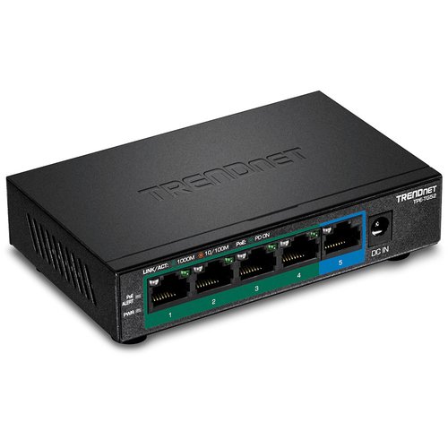 Grosbill Switch TrendNet TPE-TG52 - 5 (ports)/10/100/1000/Avec POE/Non manageable