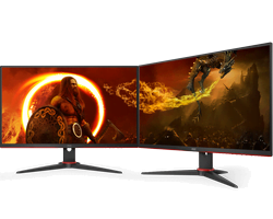 2 x 24G2ZE/BK	- 23.8" FHD 240Hz IPS 0.5ms Freesync Premium