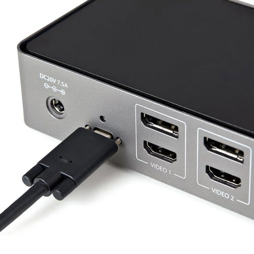 Hybrid USB-C USB-A Dock - Triple 4K 60Hz - Achat / Vente sur grosbill-pro.com - 4