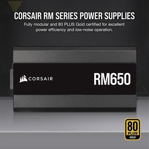 Corsair RM650 80+ GOLD (650W) - Alimentation Corsair - grosbill-pro.com - 1