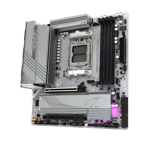 Gigabyte Gigabyte B650M A ELITE AX ICE Micro-ATX  - Carte mère - 3