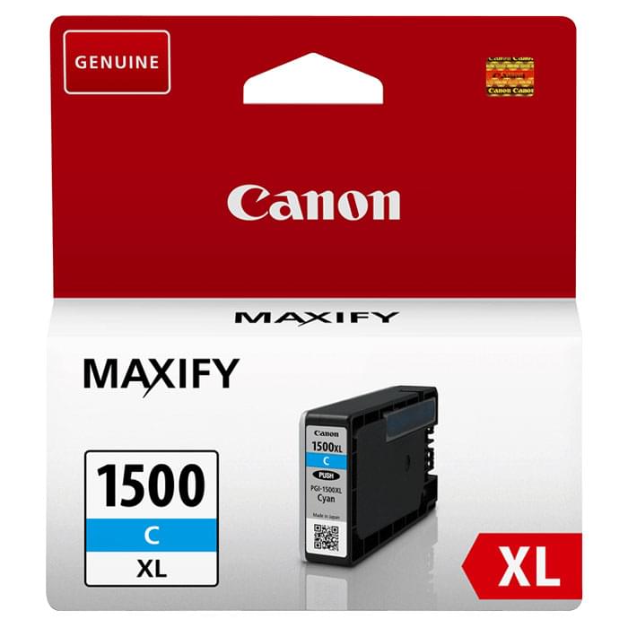 Cartouche PGI-1500XL Cyan - 9193B001 pour imprimante Jet d'encre Canon - 0