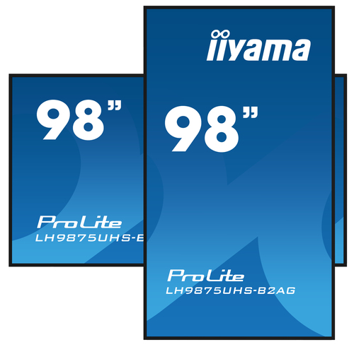 Iiyama ProLite LH9875UHS-B2AG (LH9875UHS-B2AG) - Achat / Vente Affichage dynamique sur grosbill-pro.com - 1