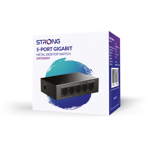 Switch Strong 5 ports 10/100/1000 Metal - SW5000M - grosbill-pro.com - 6
