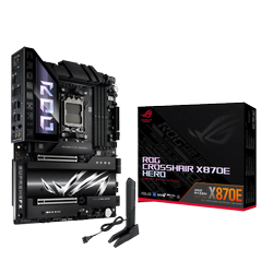 Grosbill Carte mère Asus ROG CROSSHAIR X870E HERO - X870/AM5/DDR5/ATX