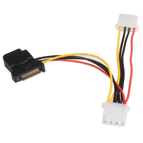 SATA to LP4 Power Cable Adapter - Achat / Vente sur grosbill-pro.com - 0